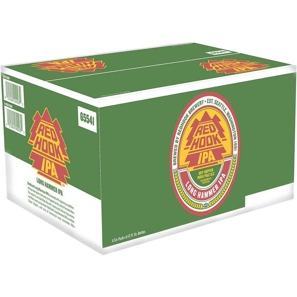 Redhook Longhammer IPA 24X 12oz Bottle Beer Micro / Craft Beer Drinkun.com