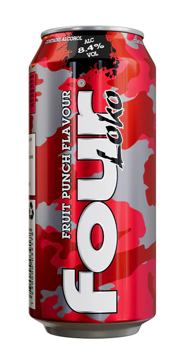 Four Loko Fruit Punch 24oz Can Beer Specialty Beer & Alternatives Malt Liquor Drinkun.com