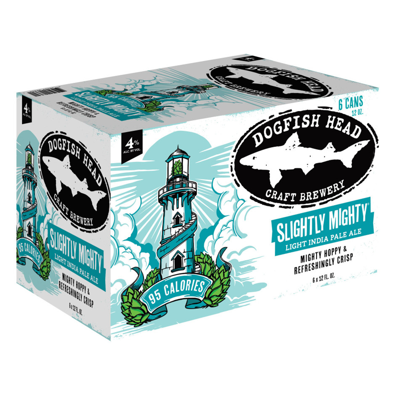 Dogfish Head Slightly Mighty Lo-Cal IPA 6X 12oz Cans Beer Ale IPA Drinkun.com