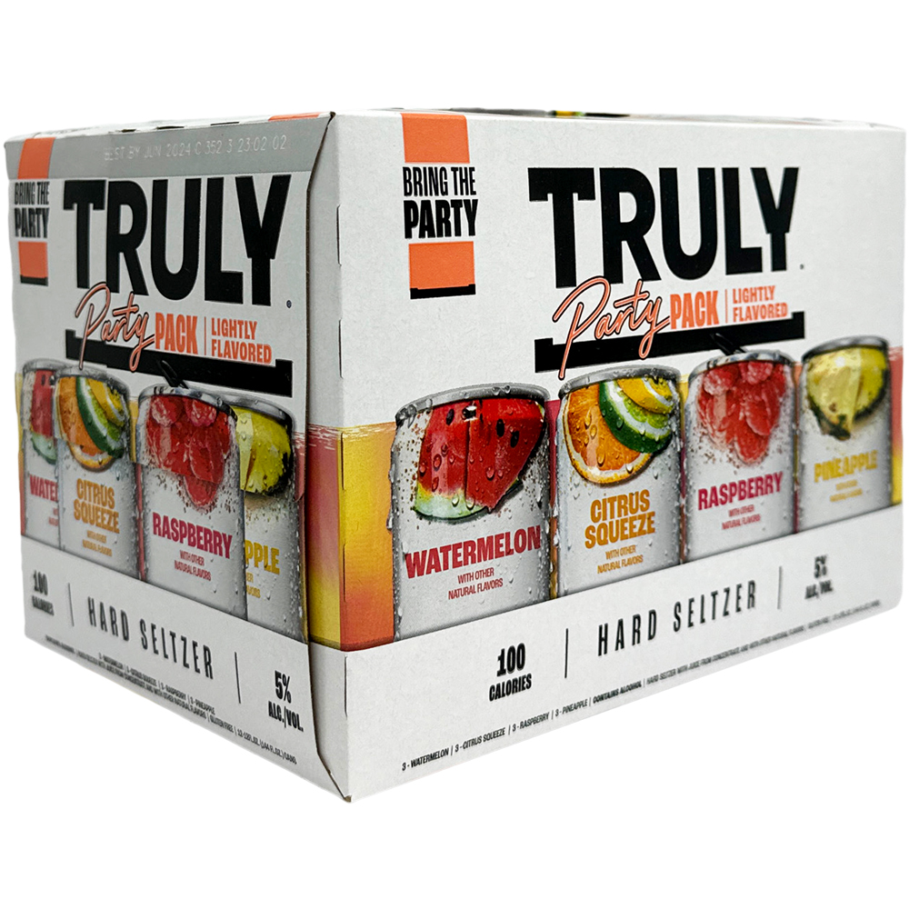 TRULY Hard Seltzer Party Pack Variety 12X 12oz Cans Beer Specialty Beer & Alternatives Hard Seltzer Drinkun.com