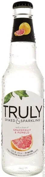 Truly Spiked & Sparkling Grapefruit & Pomelo 12oz Bottle Hard seltzer Hard Seltzer Drinkun.com
