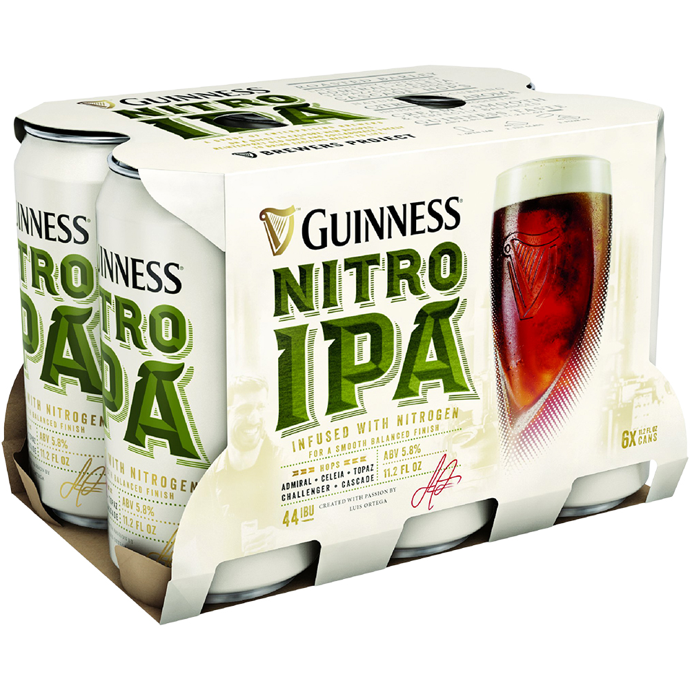 Guinness Nitro IPA 6X 11.2oz Can Beer Imported Beer Drinkun.com