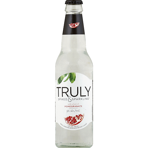 Truly Spiked & Sparkling Pomegranate 12oz Bottle Hard seltzer Hard Seltzer Drinkun.com