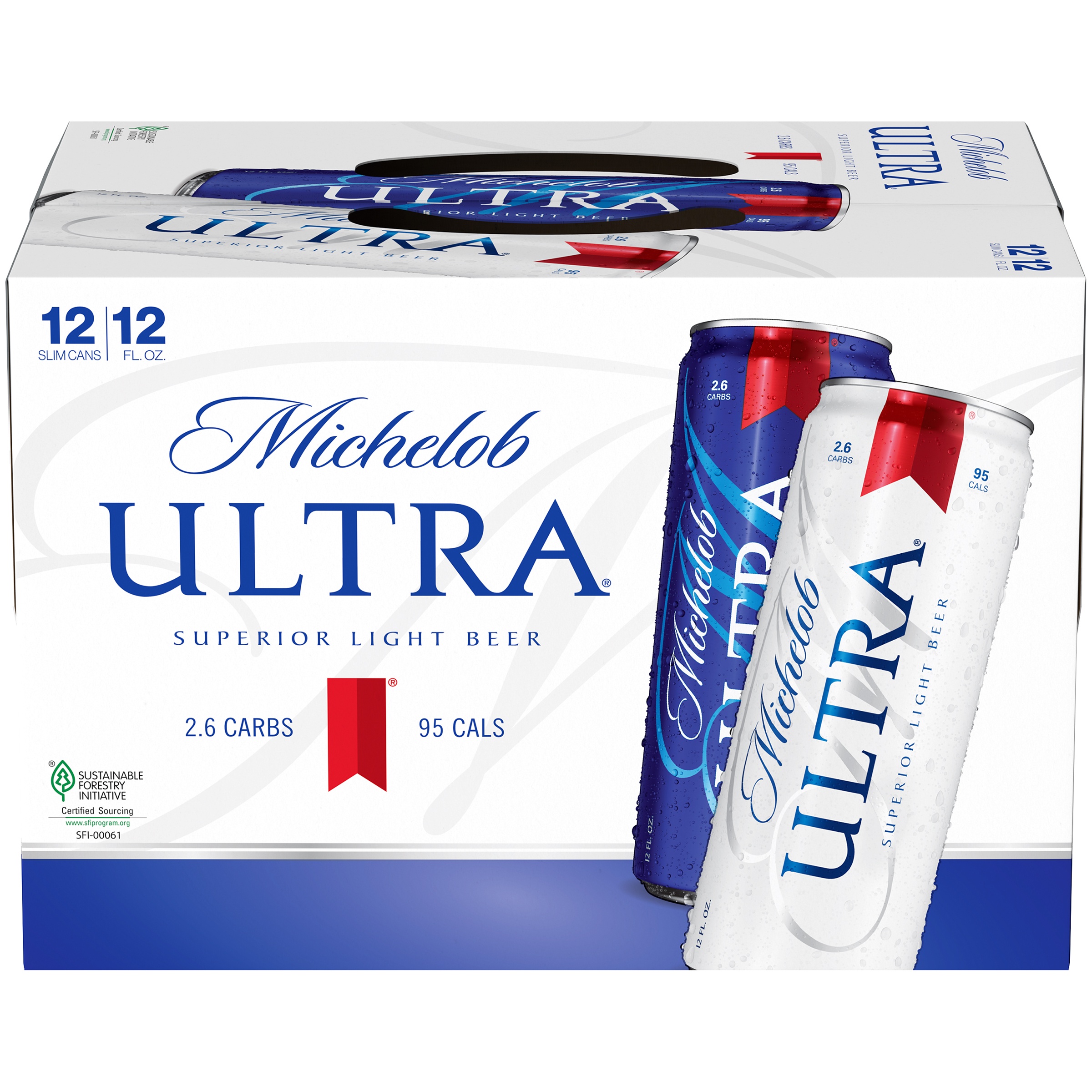 Michelob Ultra 12X 12oz Cans Beer Lager Pale Lager Drinkun.com