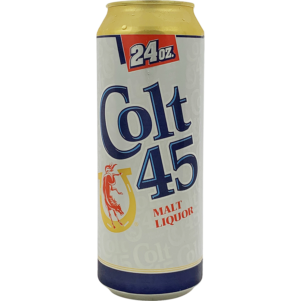 Colt 45 Malt Liquor 24oz Can Beer Imported Beer Drinkun.com