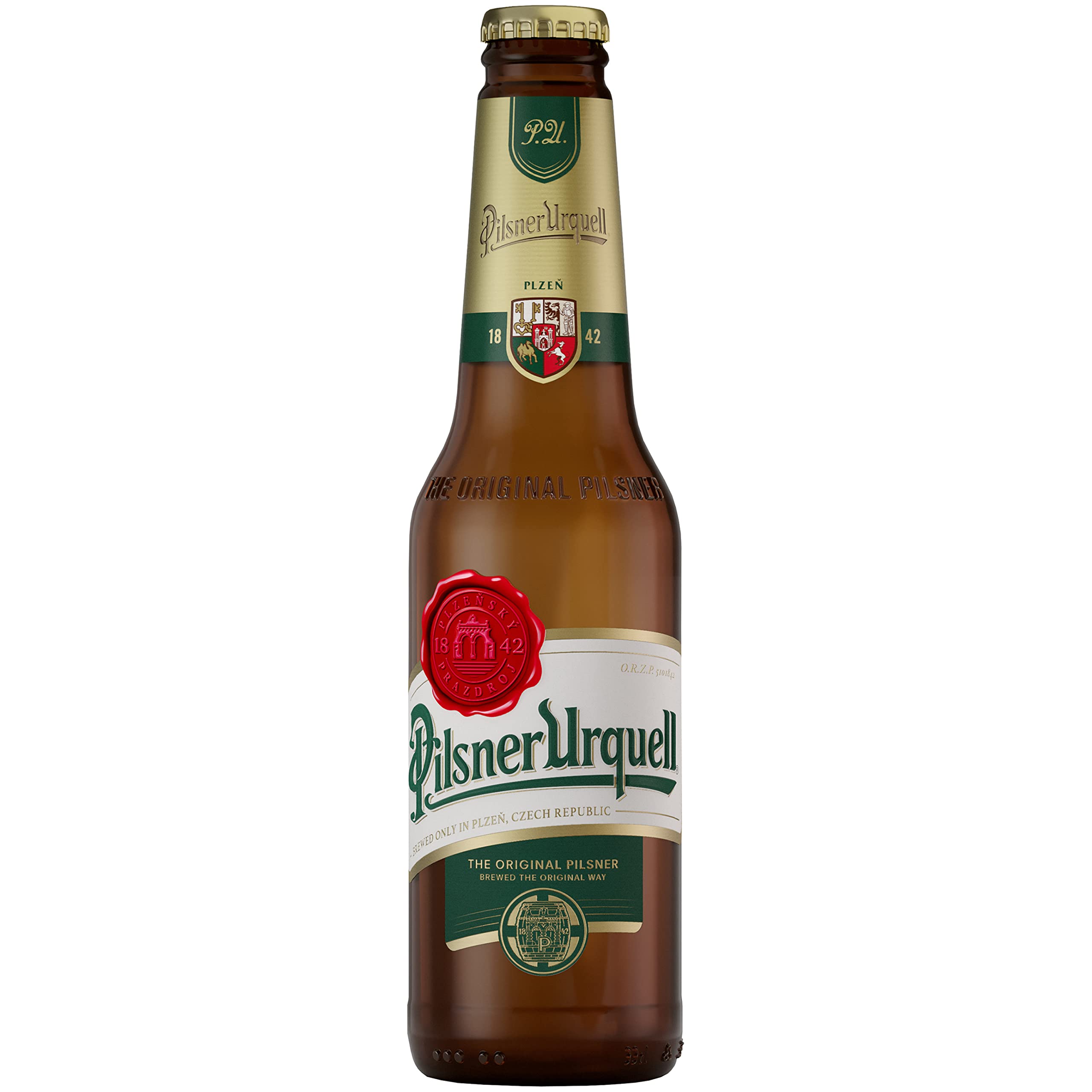 Pilsner Urquell 12oz Bottle Beer Imported Beer Drinkun.com