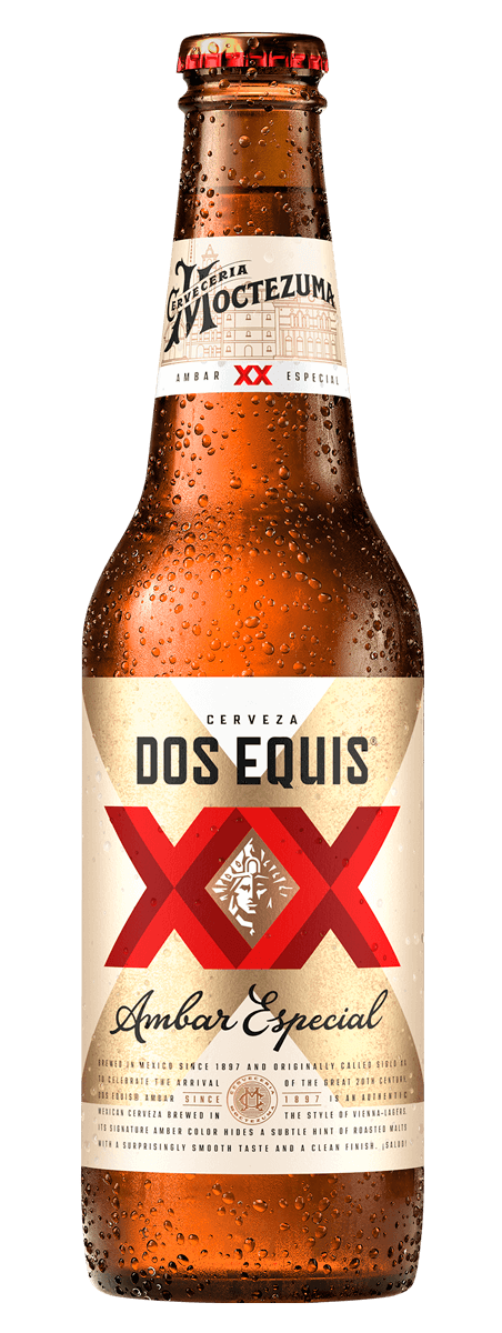 Dos Equis Amber Lager 12oz Bottle Beer Imported Beer Drinkun.com