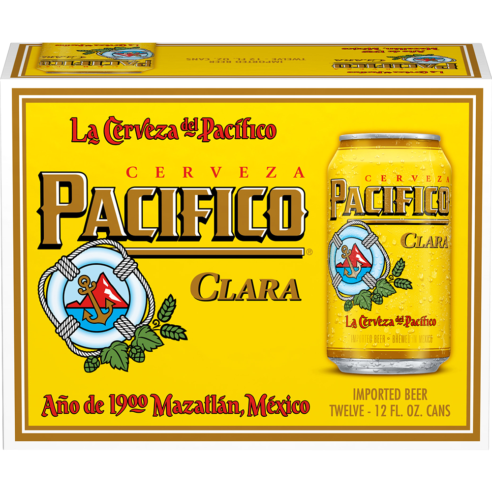 Pacifico Clara 12X 12oz Can Beer Imported Beer Drinkun.com