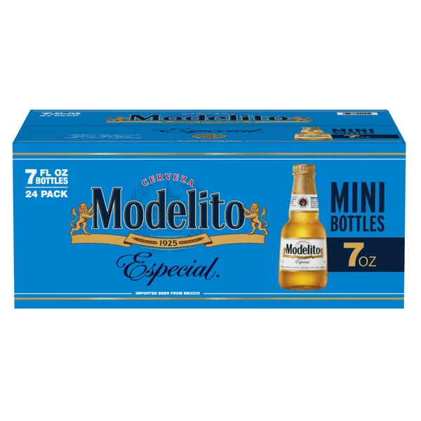 Modelo Especial Lager Mexican Beer 24X 7oz Bottles Beer Lager Pale Lager Drinkun.com