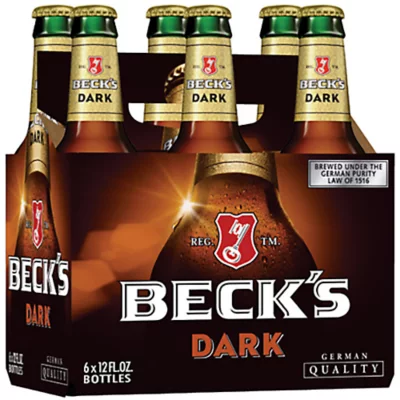 Becks Dark 6X 12oz Bottle Beer Imported Beer Drinkun.com