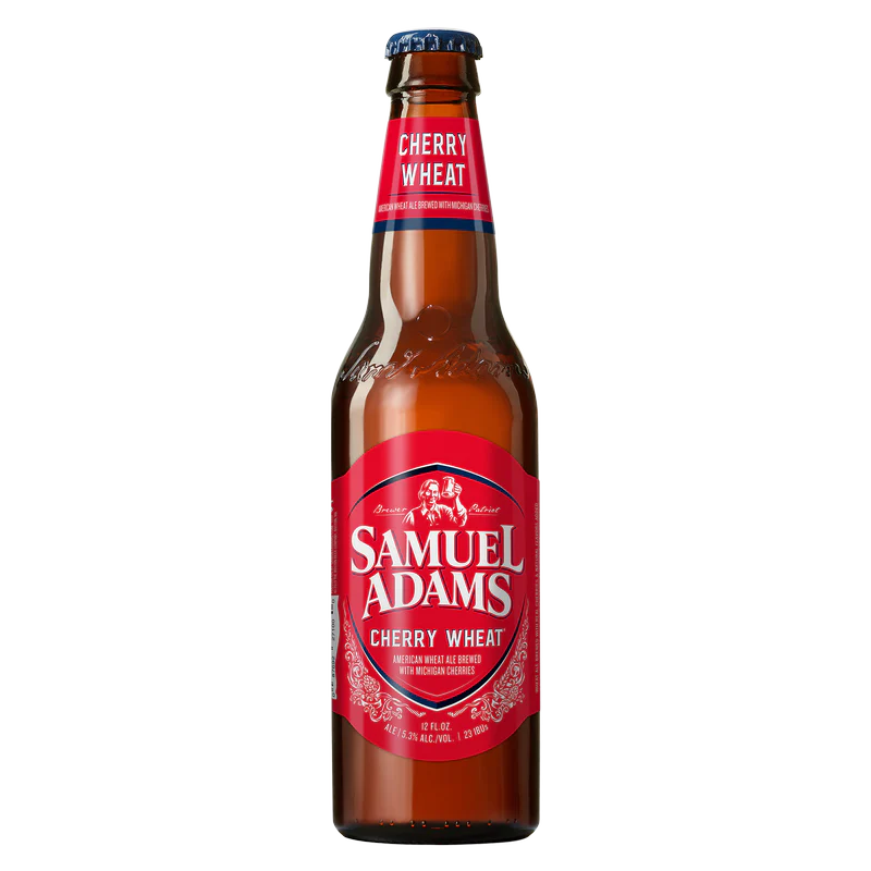 Samuel Adams Cherry Wheat 12oz Bottle Beer Micro / Craft Beer Drinkun.com