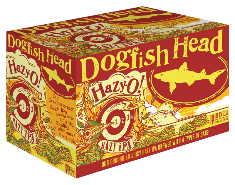Dogfish Head Hazy-O! Hazy IPA 6X 12oz Cans Beer Ale IPA Drinkun.com