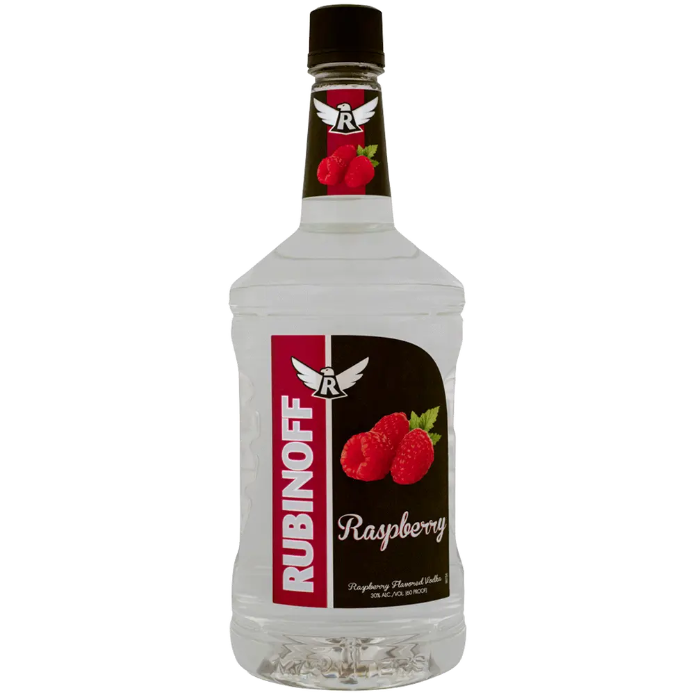 Rubinoff Raspberry Vodka 1.75l Plastic_bottle Liquor Vodka - Flavored Drinkun.com