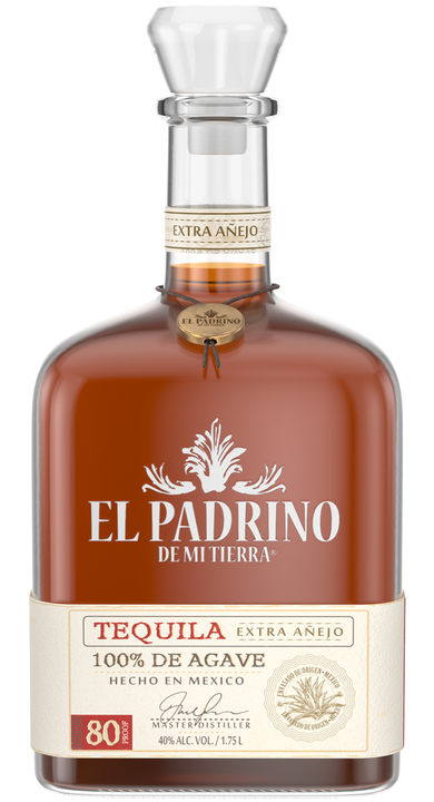 El Padrino De Mi Tierra Tequila Extra Anejo 750ml Glass_bottle Liquor Tequila Drinkun.com