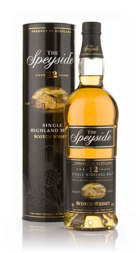 The Speyside Single Highland Malt Scotch Whisky 12 Year 750ml Glass_bottle Liquor Scotch Whiskey Drinkun.com