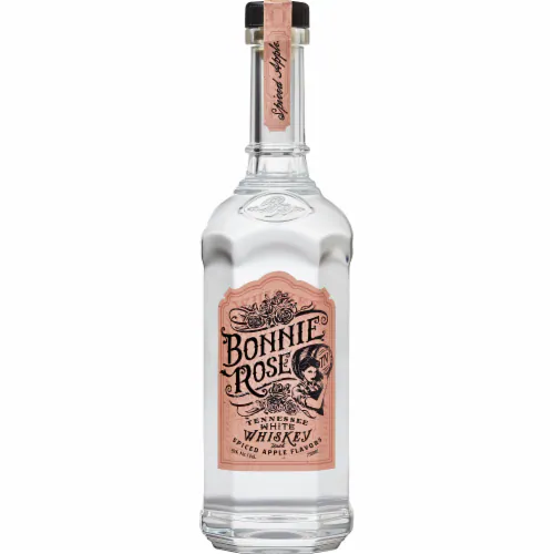 Bonnie Rose Spiced Apple Tennessee White Whiskey 750ml Glass_bottle Liquor Tennessee Whiskey Drinkun.com