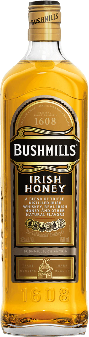 Bushmills Irish Honey Blended Irish Whiskey 750ml Glass_bottle Liquor Blended Irish Whiskey Drinkun.com