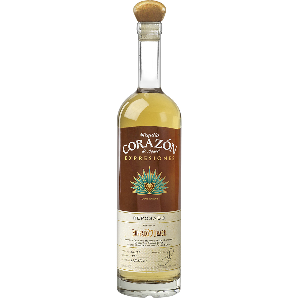 Corazon Expresiones Buffalo Trace Reposado Tequila 750ml Glass_bottle Liquor Tequila Drinkun.com