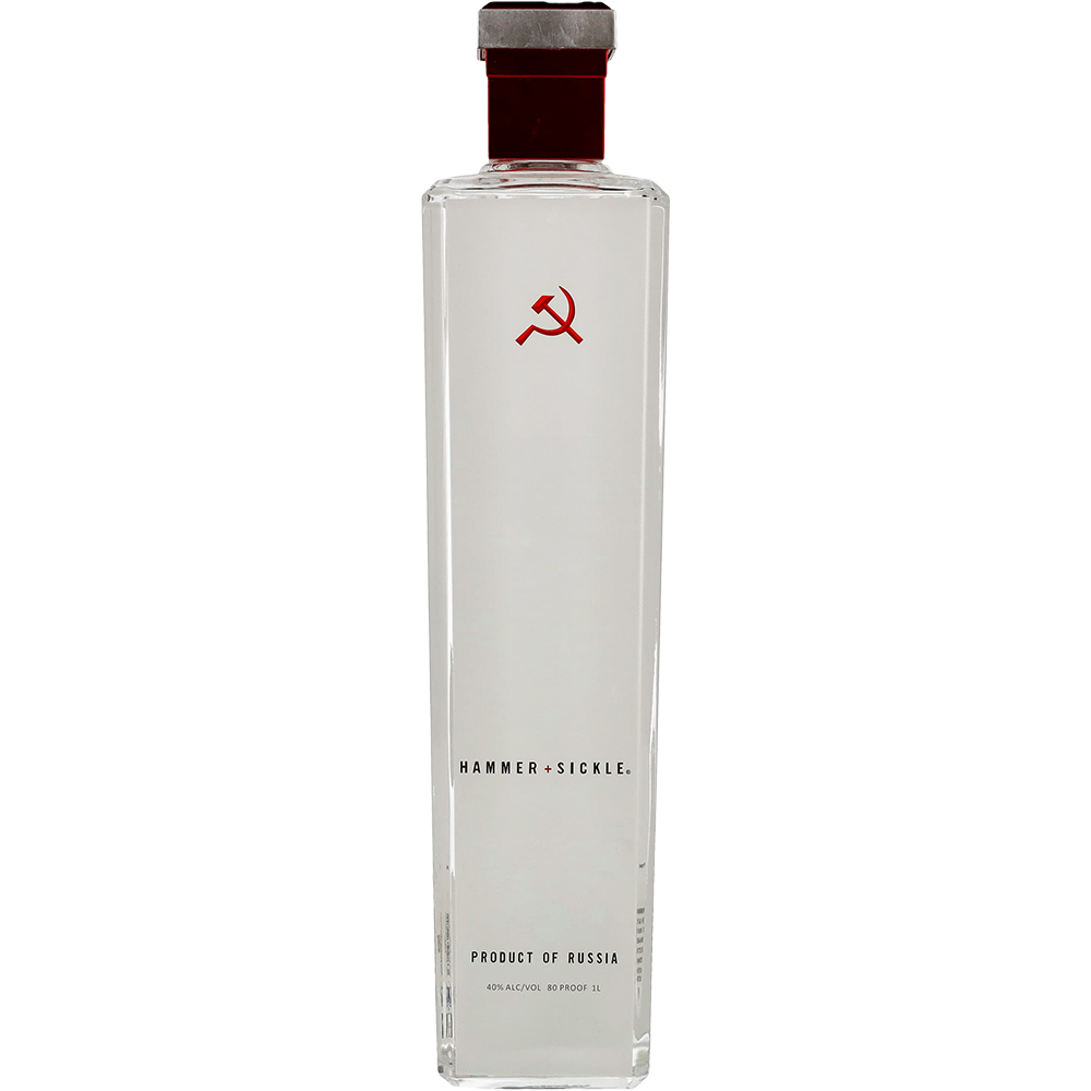 Hammer & Sickle Vodka 1l Glass_bottle Liquor Vodka Drinkun.com