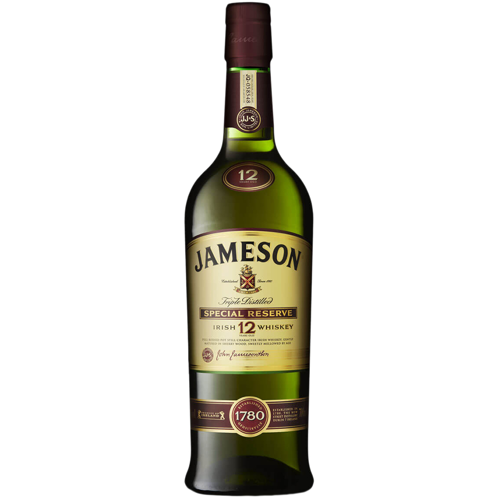 Jameson Special Reserve Irish Whiskey 12 Year 750ml Glass_bottle Liquor Irish Whiskey Drinkun.com