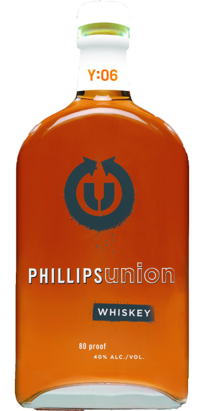 Phillips Union Straight Kentucky Bourbon & Canadian Whisky 375ml Glass_bottle Liquor Bourbon Whiskey Drinkun.com
