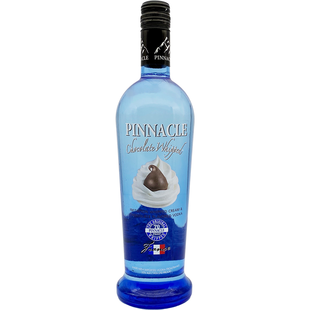 Pinnacle Chocolate Whipped Vodka 750ml Glass_bottle Liquor Vodka - Flavored Drinkun.com