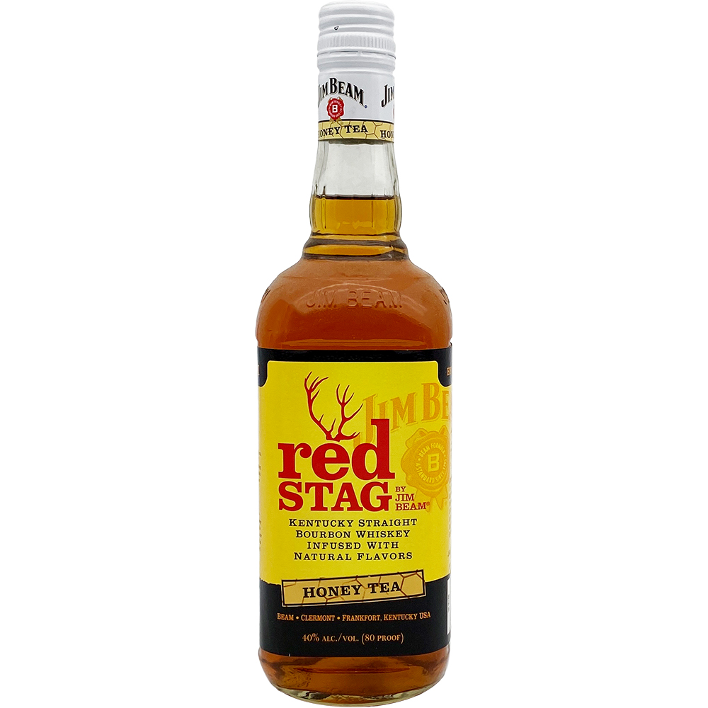 Red Stag Kentucky Straight Bourbon Whiskey Honey Tea 750ml Glass_bottle Liquor Bourbon Whiskey Drinkun.com