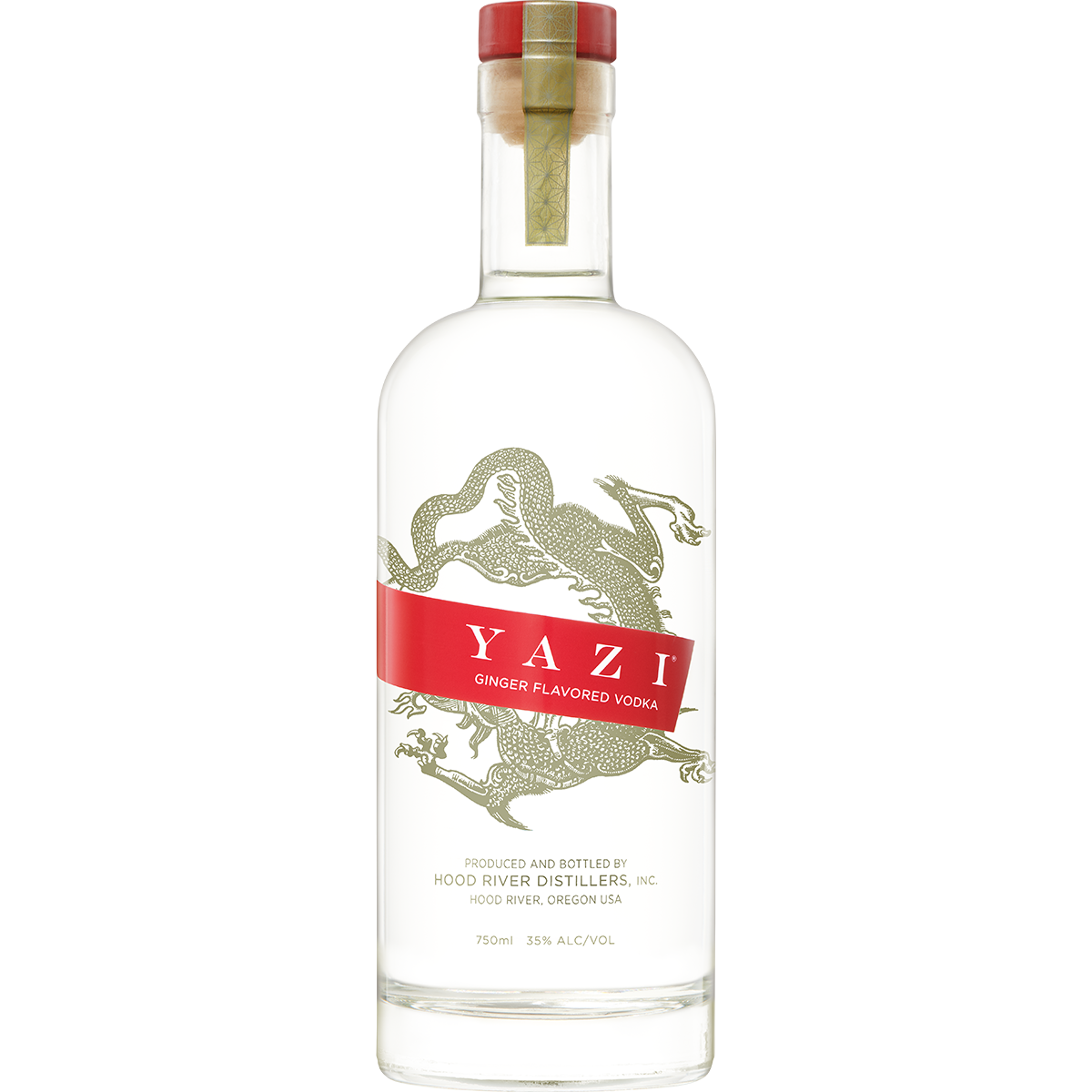 Yazi Ginger Flavored Vodka 750ml Glass_bottle Liquor Vodka - Flavored Drinkun.com