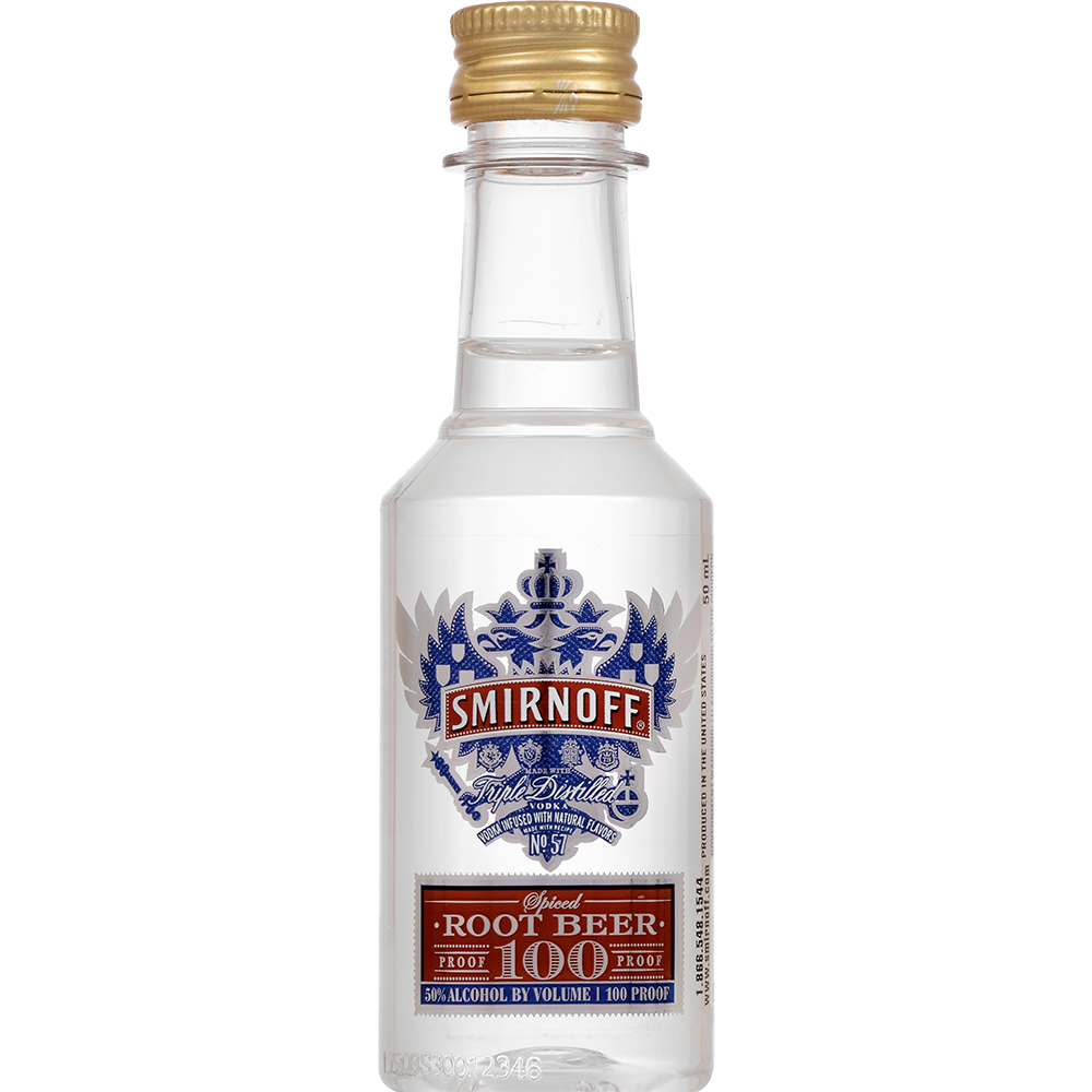 Smirnoff Spiced Root Beer Vodka 50ml Glass_bottle Liquor Vodka - Flavored Drinkun.com