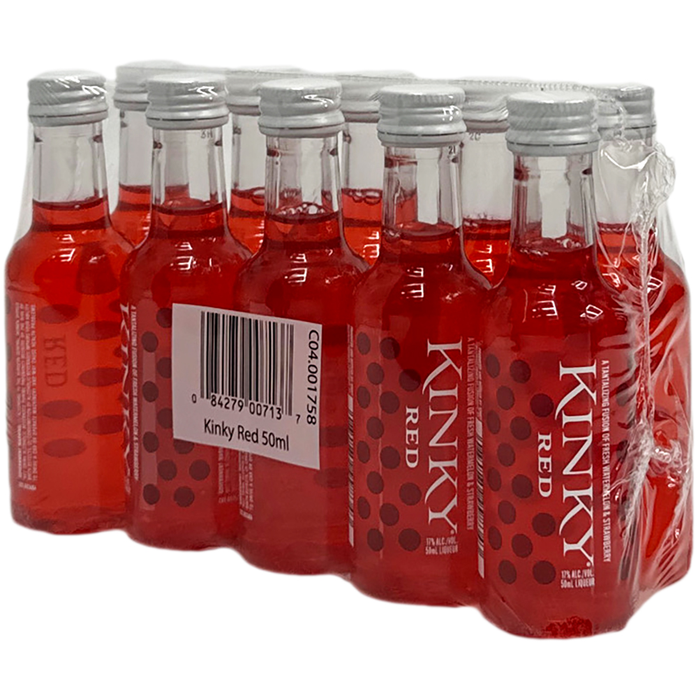 Kinky Red Liqueur - 10 Pack 500ml Glass_bottle Liquor Liqueur Drinkun.com