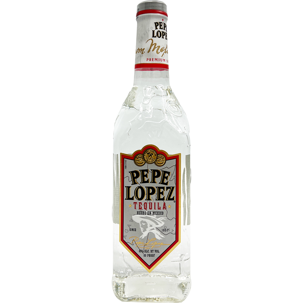 Pepe Lopez Premium Silver Tequila 750ml Glass_bottle Liquor Tequila Drinkun.com