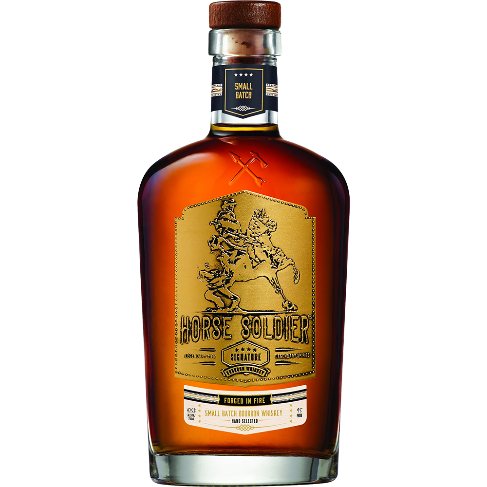 Horse Soldier Signature Small Batch Bourbon Whiskey 750ml Glass_bottle Liquor Bourbon Whiskey Drinkun.com