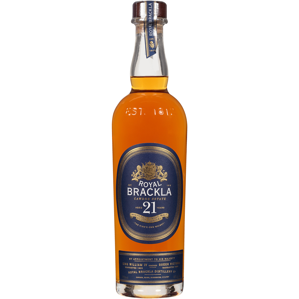 Royal Brackla Cawdor Estate Highland Single Malt Scotch Whisky 21 Year 750ml Glass_bottle Liquor Scotch Whiskey Drinkun.com