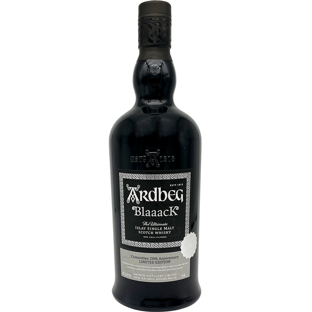 Ardbeg Blaaack The Ultimate Islay Single Malt Scotch Whisky 750ml Glass_bottle Liquor Scotch Whiskey Drinkun.com