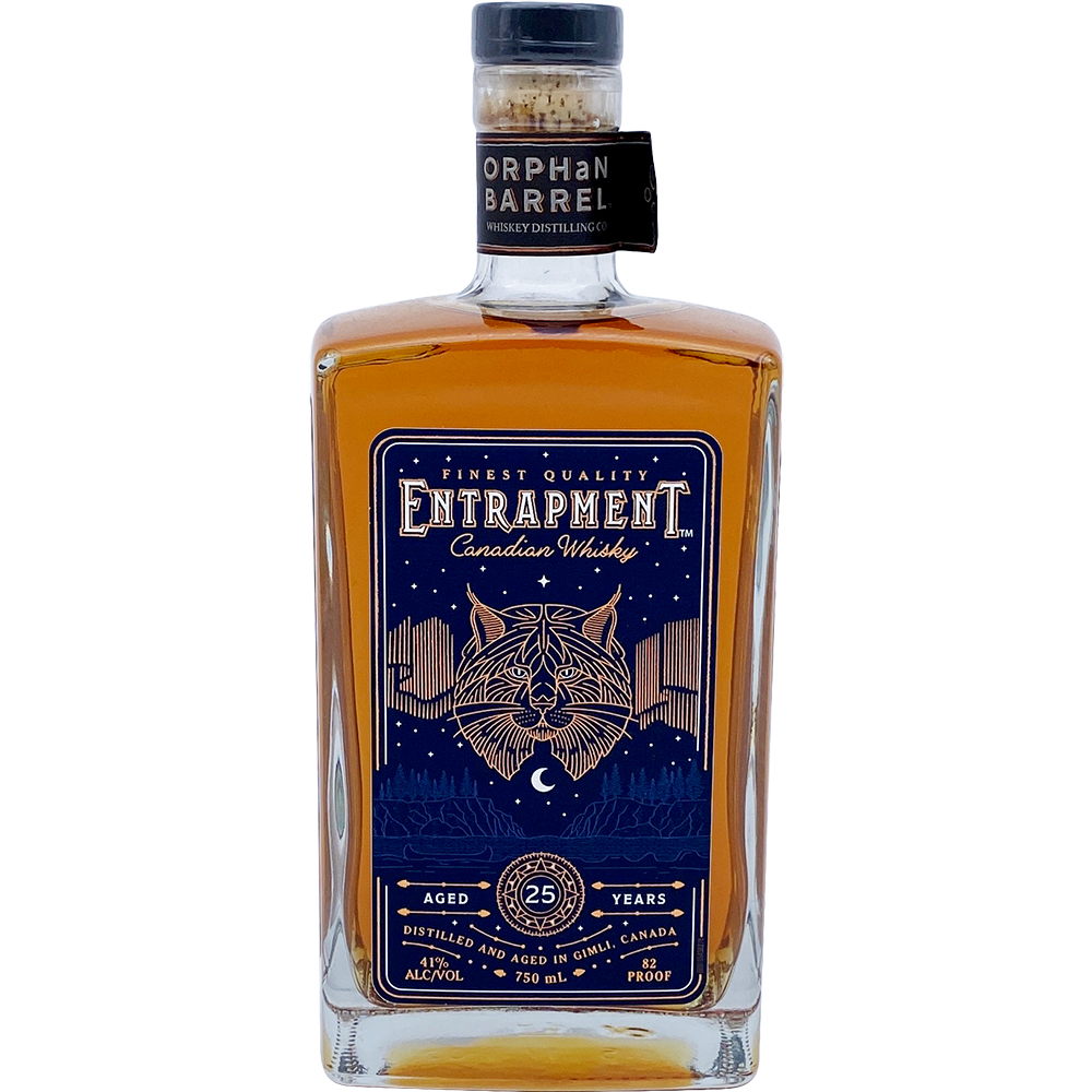Orphan Barrel Entrapment Canadian Whisky 25 Year 750ml Glass_bottle Liquor Canadian Whiskey Drinkun.com