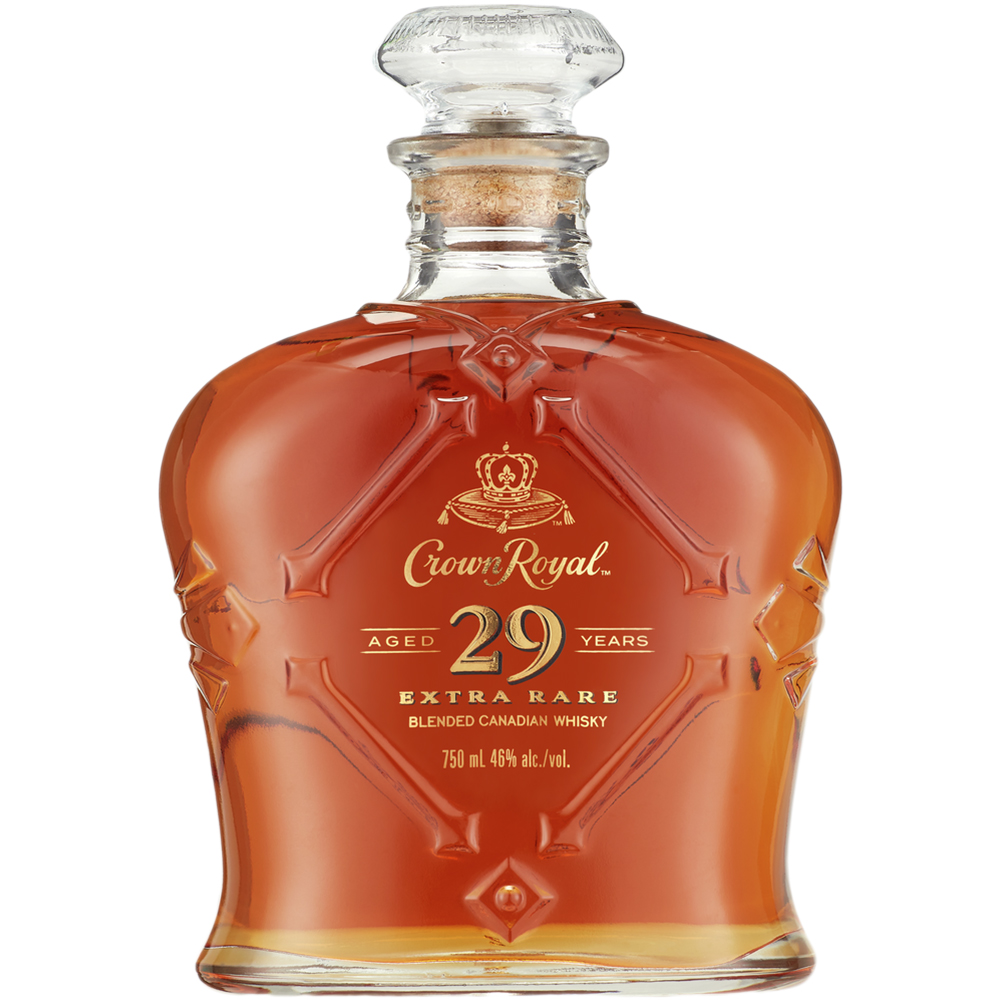 Crown Royal Extra Rare 29 Year Blended Canadian Whisky 750ml Glass_bottle Liquor Blended Canadian Whiskey Drinkun.com
