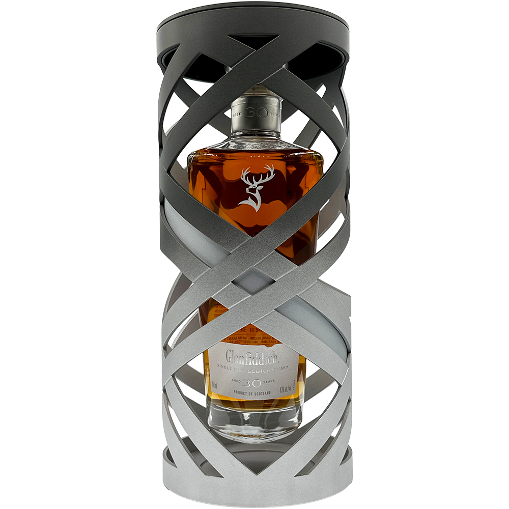 Glenfiddich Suspended Time Single Malt Scotch Whisky 30 Year 750ml Glass_bottle Liquor Scotch Whiskey Drinkun.com