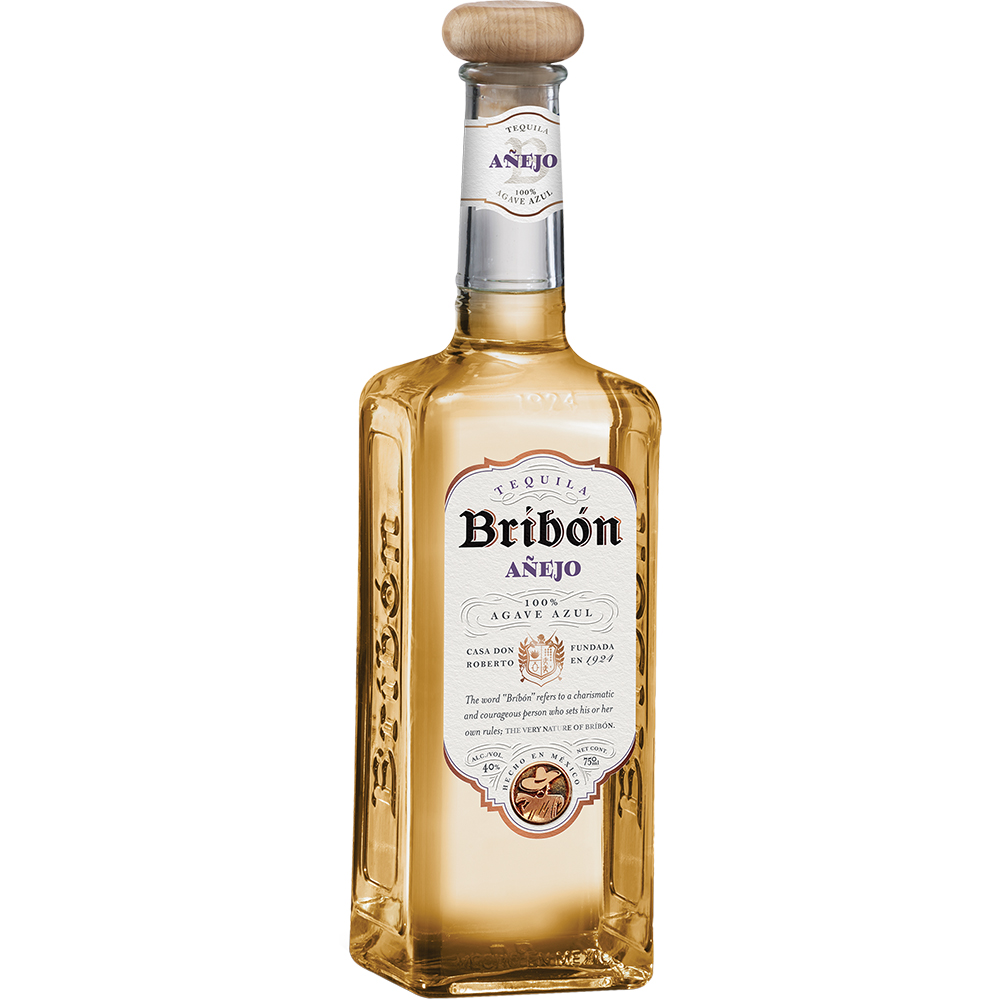 Bribon Tequila Anejo 750ml Glass_bottle Liquor Tequila Drinkun.com