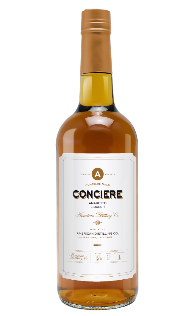 Conciere Gold Amaretto Liqueur 1l Glass_bottle Liquor Liqueur Drinkun.com