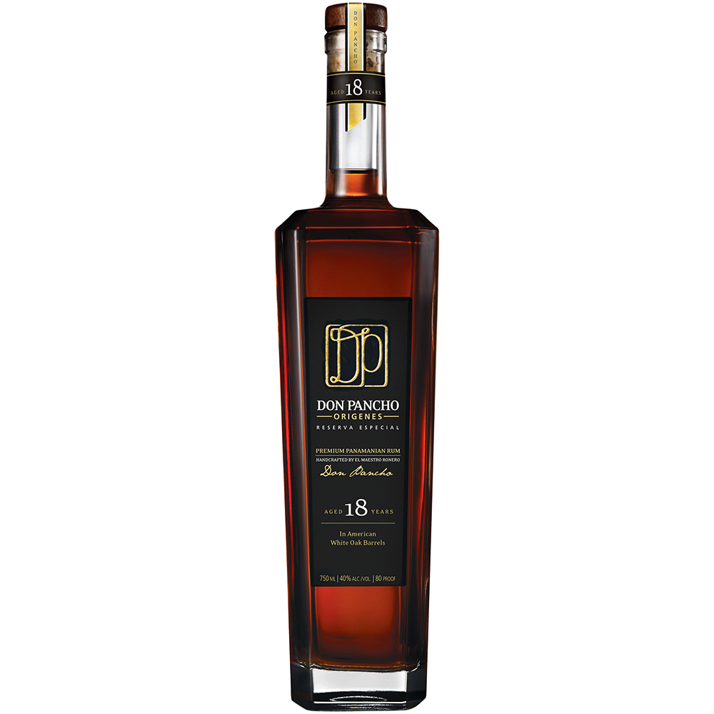 Don Pancho Origenes Reserva Rum 18 Year 750ml Glass_bottle Liquor Rum Drinkun.com
