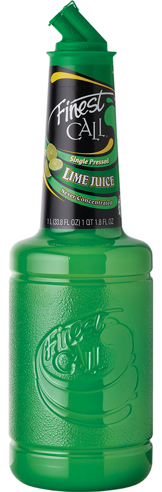 Finest Call Single Pressed Lime Juice 1oz Plastic_bottle Liquor Mixers Drinkun.com