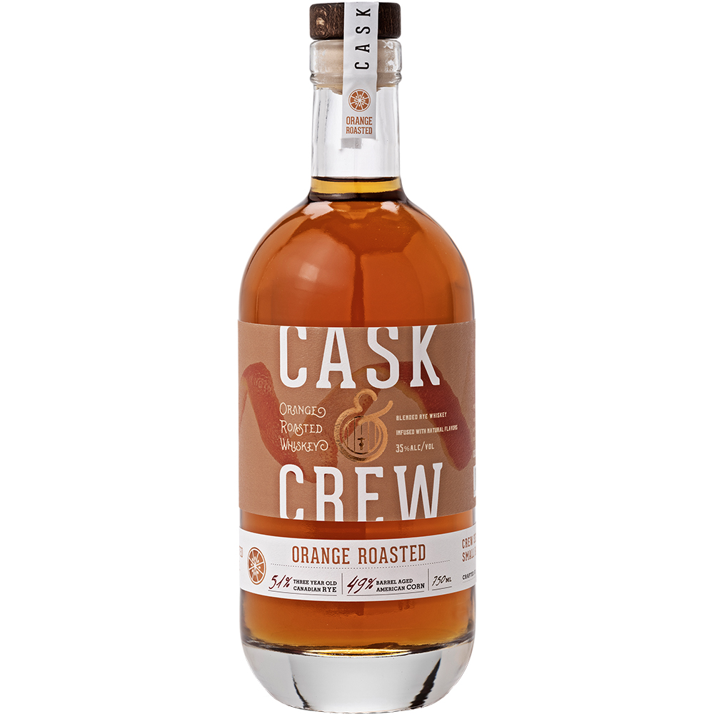 Cask & Crew Orange Roasted Whiskey 750ml Glass_bottle Liquor American Whiskey - Flavored Drinkun.com