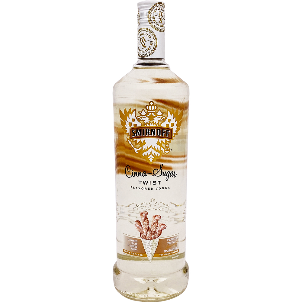 Smirnoff Cinna-Sugar Twist Vodka 1.75l Glass_bottle Liquor Vodka - Flavored Drinkun.com