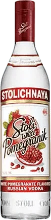 Stolichnaya Stoli White Pomegranik Vodka 750ml Glass_bottle Liquor Vodka - Flavored Drinkun.com