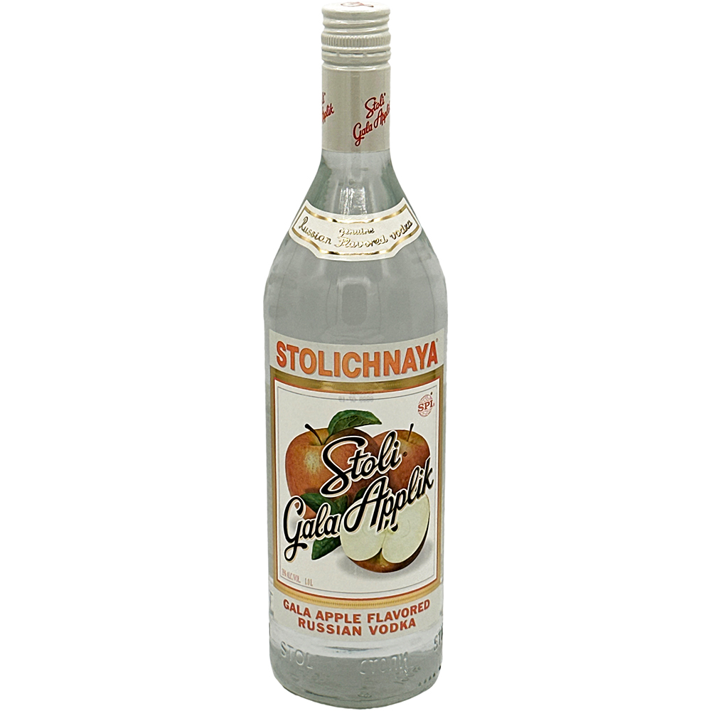 Stolichnaya Stoli Gala Applik Vodka 1.75l Glass_bottle Liquor Vodka - Flavored Drinkun.com