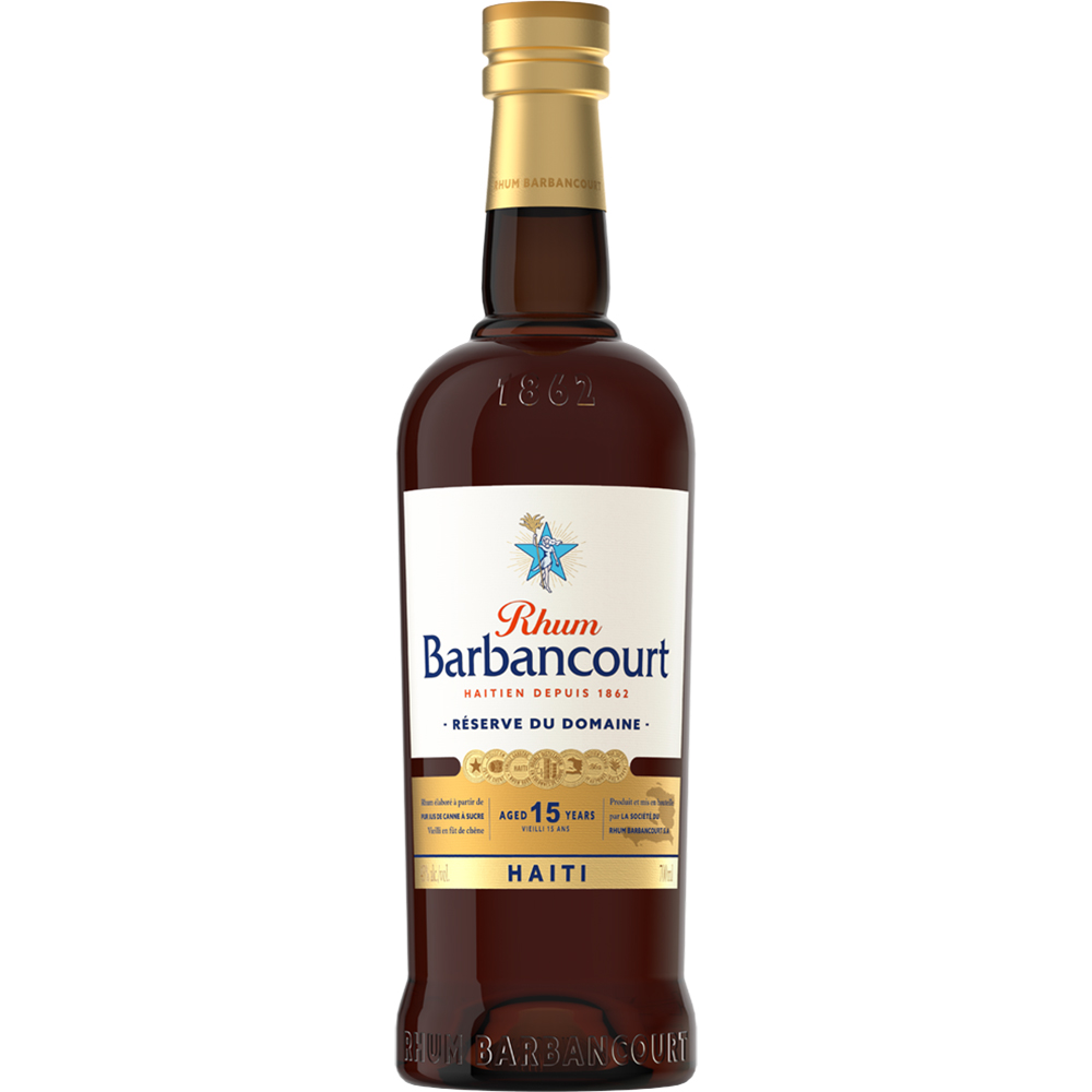 Rhum Barbancourt Estate Reserve Rum 15 Year 750ml Glass_bottle Liquor Rum Drinkun.com
