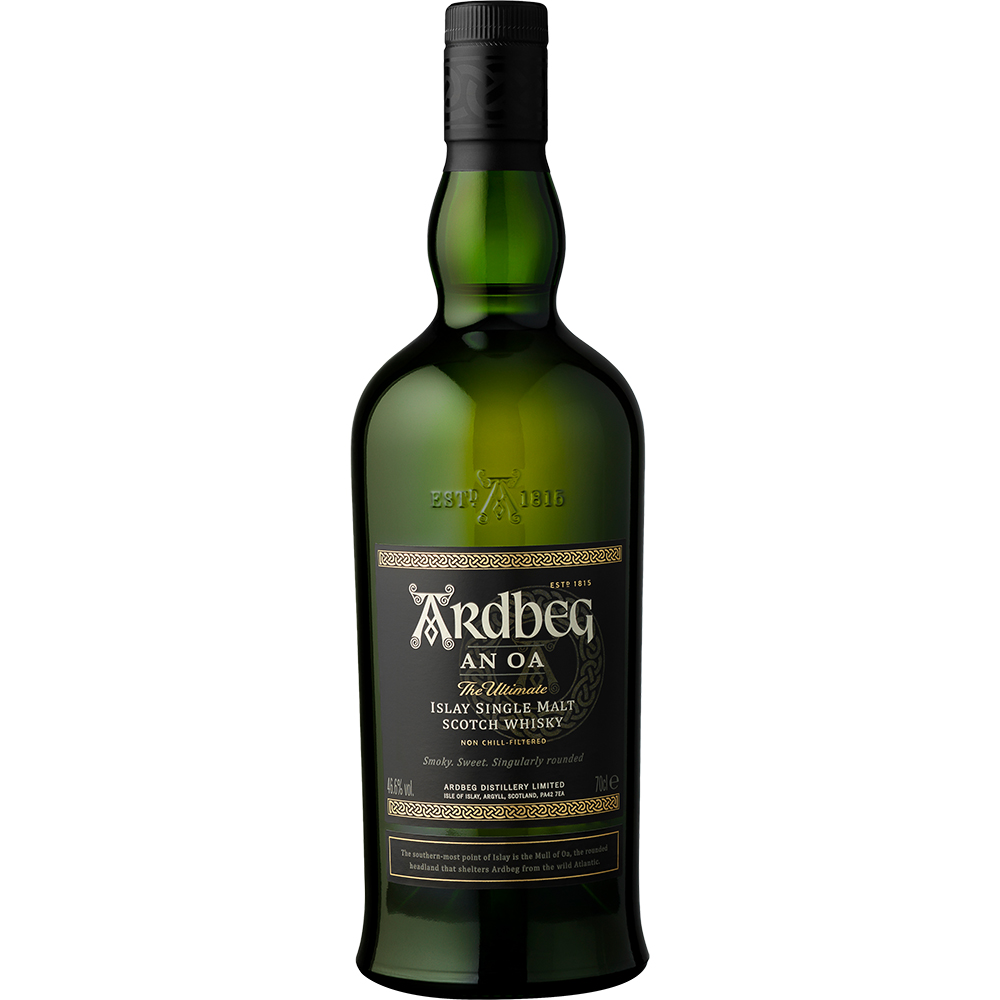 Ardbeg AN Oa Islay Single Malt Scotch Whisky 750ml Glass_bottle Liquor Scotch Whiskey Drinkun.com