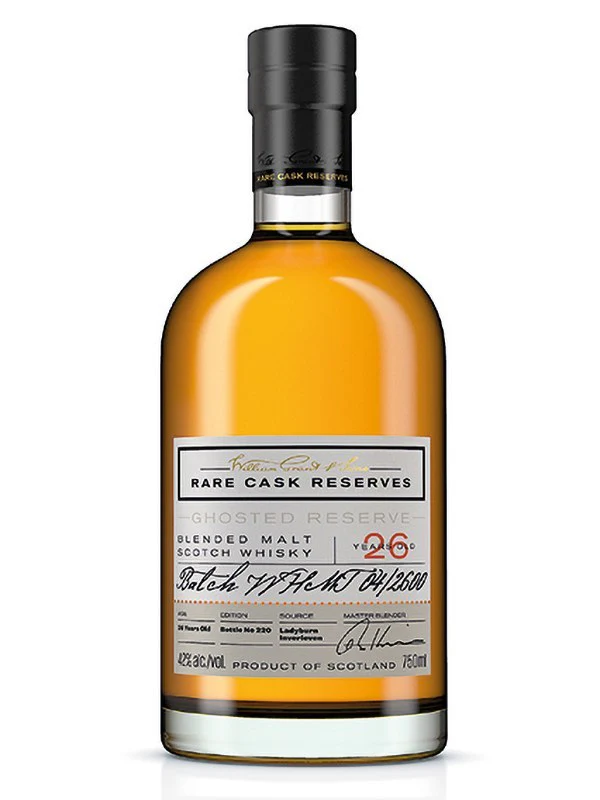 William Grant Rare Cask Reserves Ghosted Reserve Blended Scotch Whisky 26 Year 1l Glass_bottle Liquor Blended Scotch Whiskey Drinkun.com