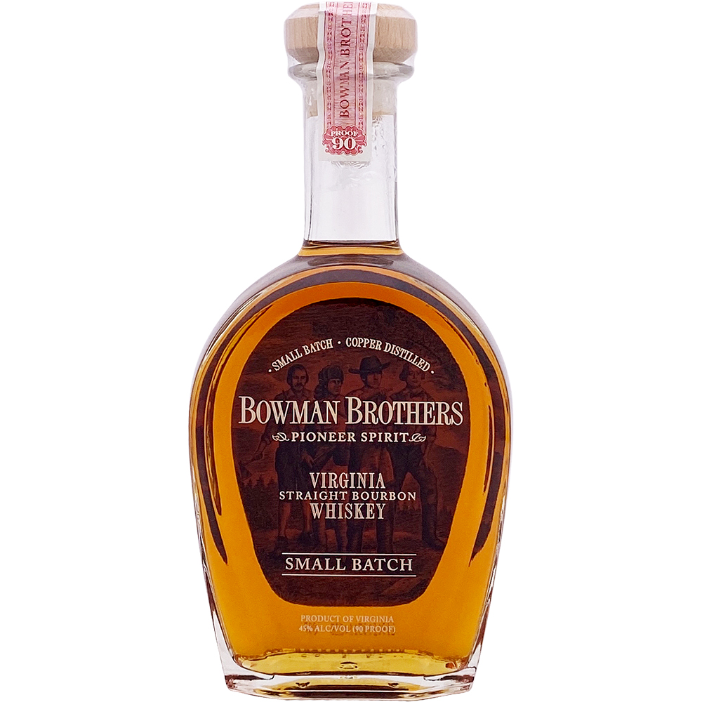 Bowman Brothers Pioneer Spirit Virginia Straight Bourbon Whiskey Small Batch 750ml Glass_bottle Liquor Bourbon Whiskey Drinkun.com