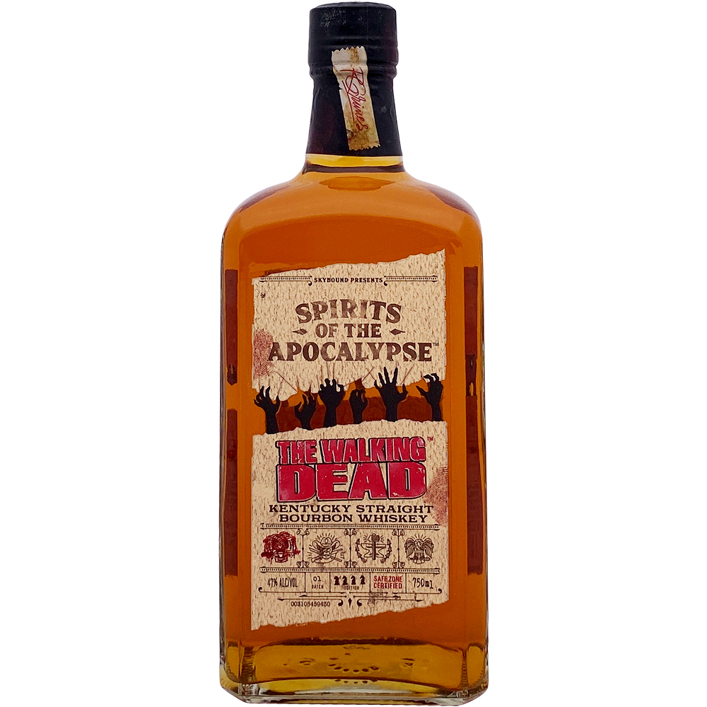 Spirits of the Apocalypse The Walking Dead Kentucky Straight Bourbon Whiskey 750ml Glass_bottle Liquor Bourbon Whiskey Drinkun.com